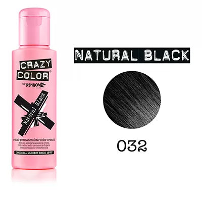 Crazy Color Black Hair Color Black (100ml)