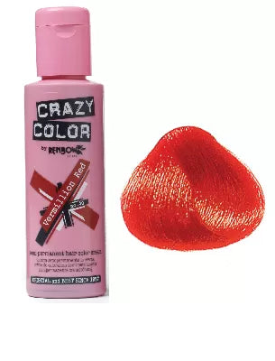 Hair color Crazy Color Vermilion Red 40 100ml