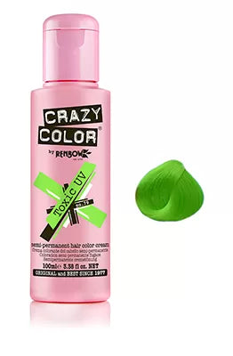 Crazy Color NEO TOXIC Green UV Hair Color 100ML