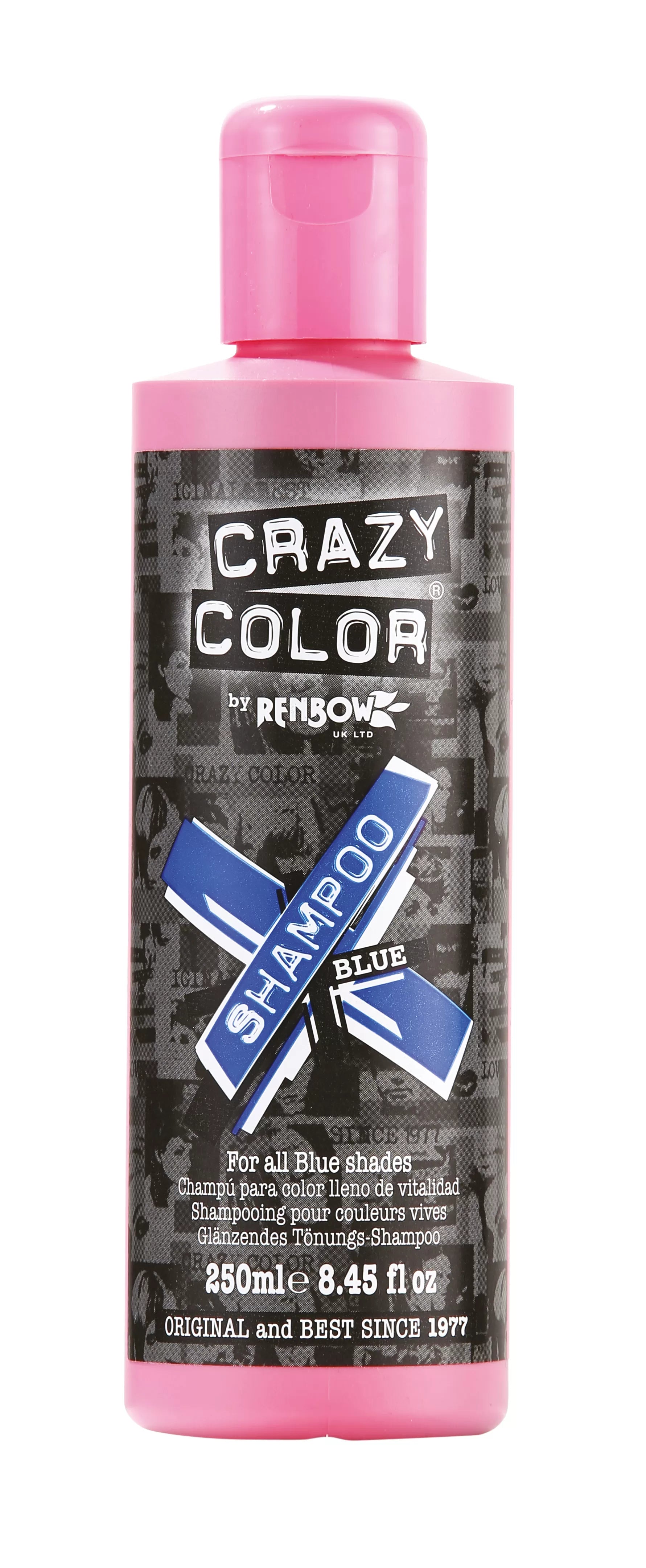 CRAZY COLOR RAINBOW Re-Activating Shampoo - 250 ml, Blue