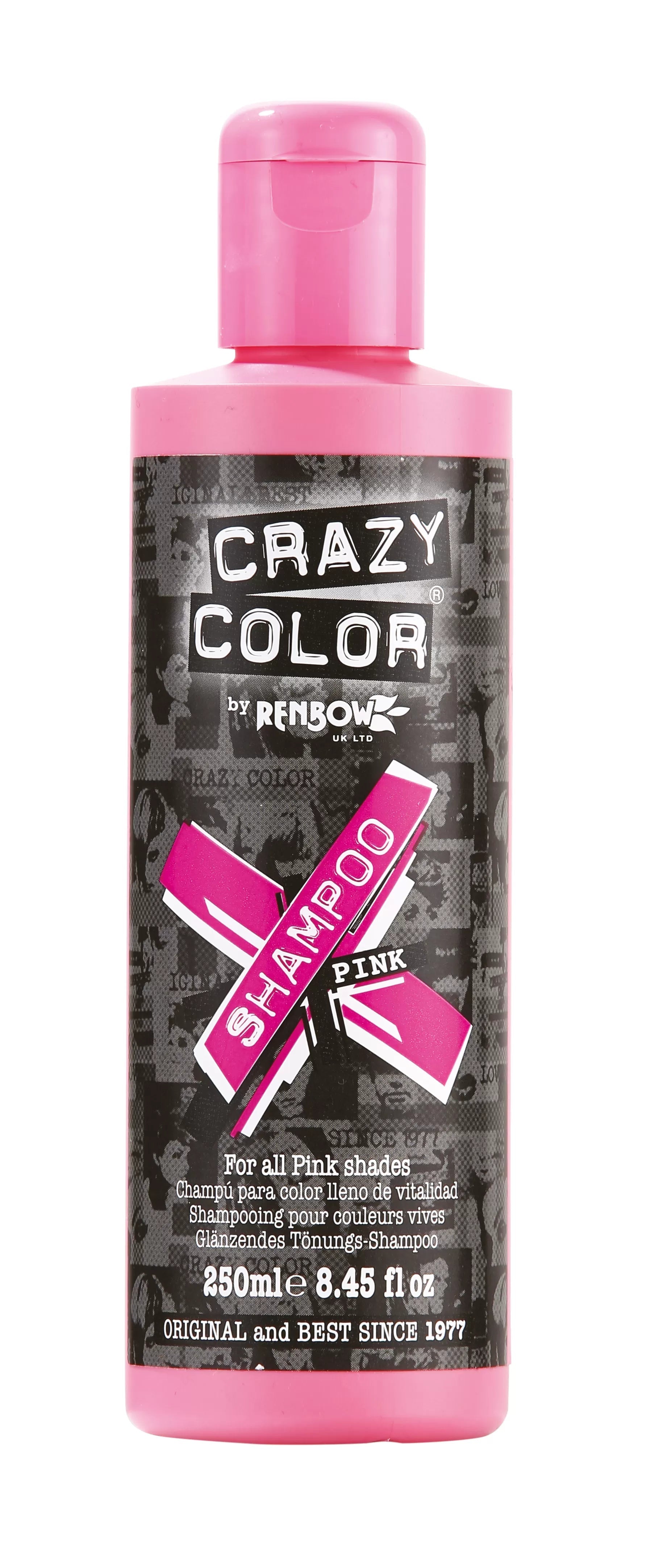 CRAZY COLOR RAINBOW Re-Activating Shampoo - 250 ml, Pink