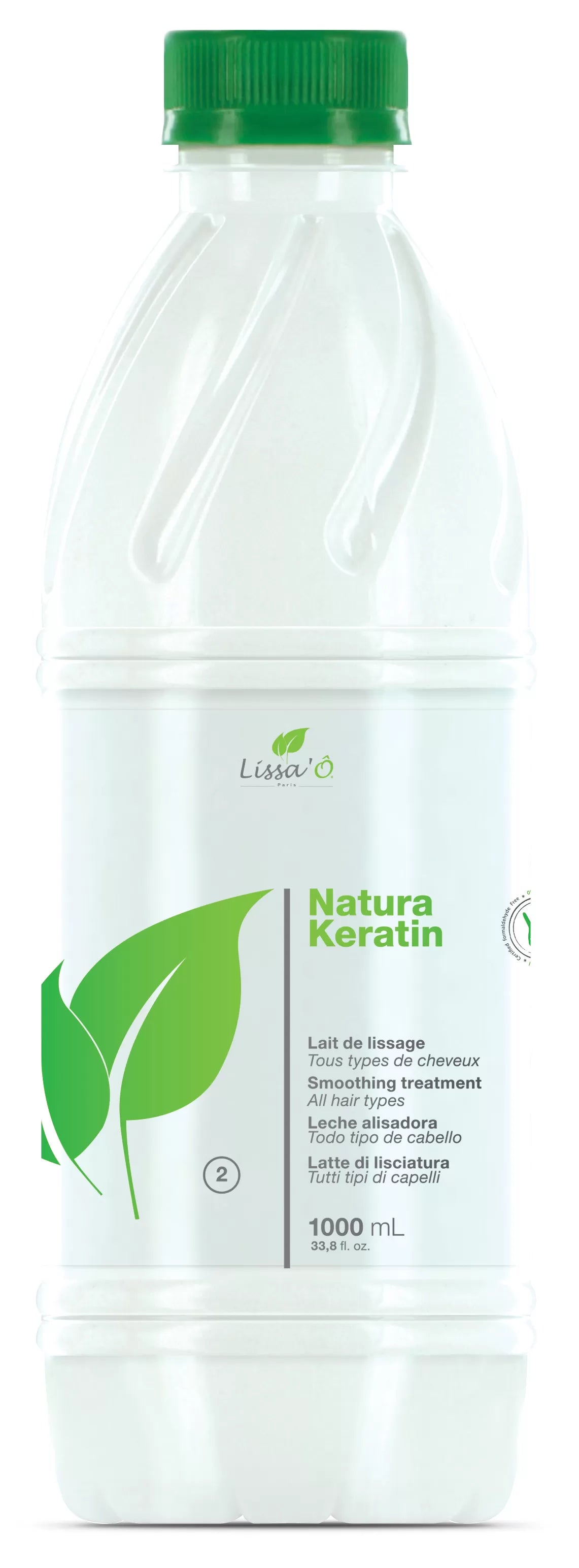Natura Keratin Smoothing Milk (1000ml) - LISSA'O