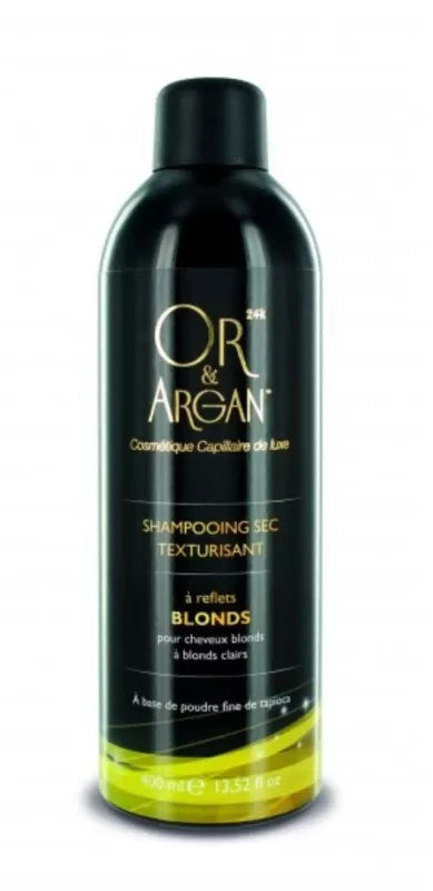 Texturizing dry shampoo with blonde highlights (400ml) Gold & Argan
