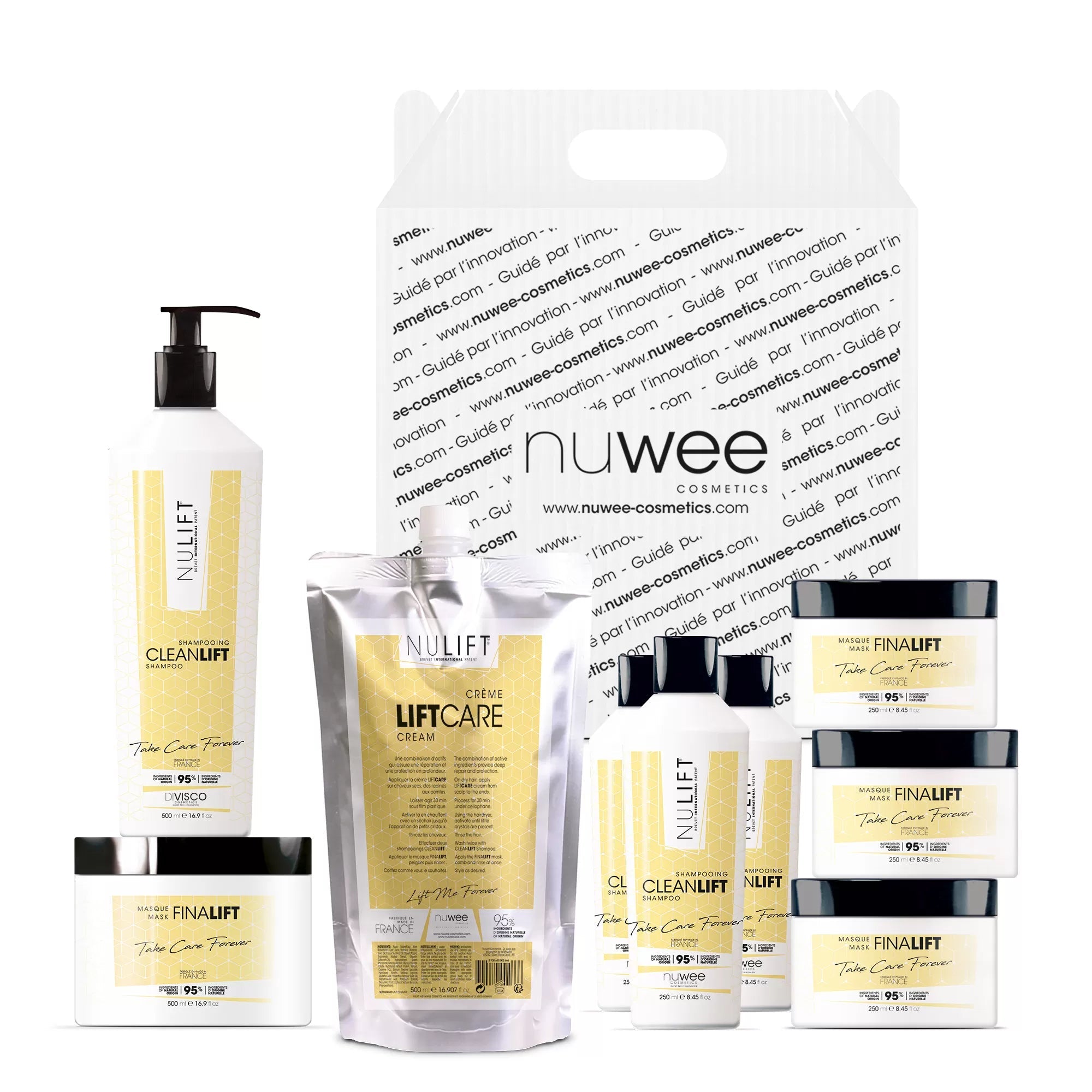 Nulift Technical kit 3 prod 500ml and 250ml 6 prod