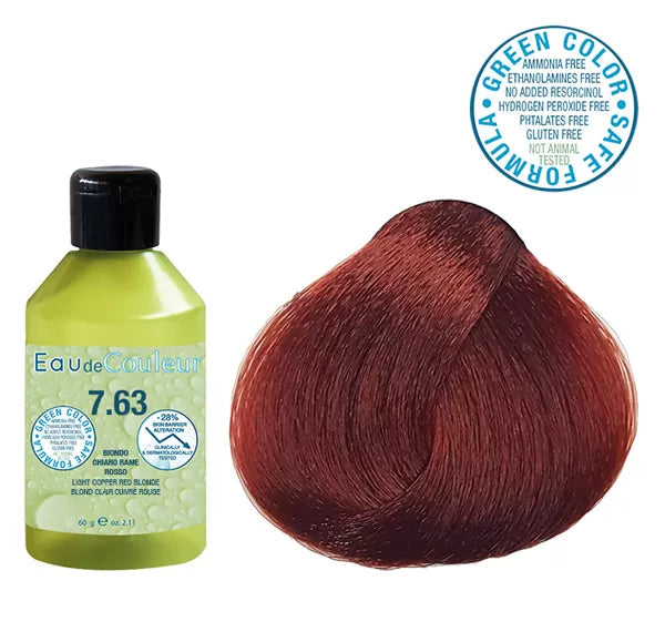 Color Water Flap. 60g Hair Color 7.63