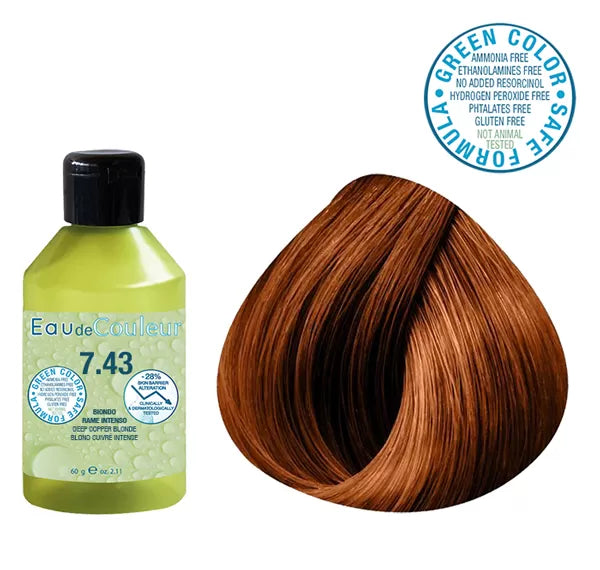 Color Water Flac. 60g Hair Color 7.43