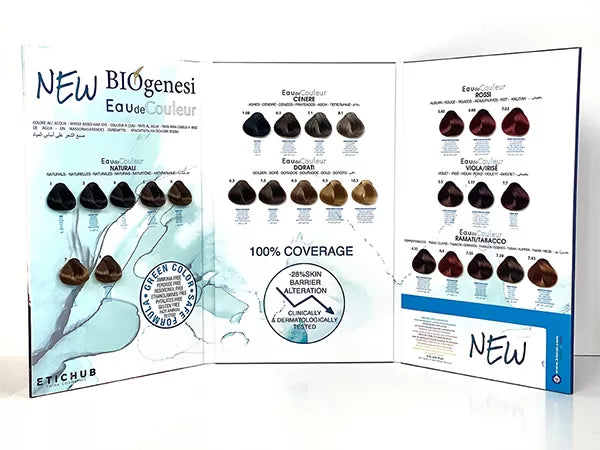 Water-based Color Chart 27 Highlights Powder Hair Color