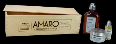Boite bois AMARO présentoir