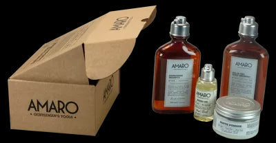 Boite carton AMARO présentoir