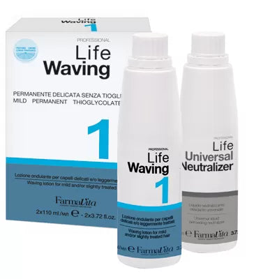 Life Acid Structuring Permanent Wave - Natural Hair, 110+110 ml, Farmavita