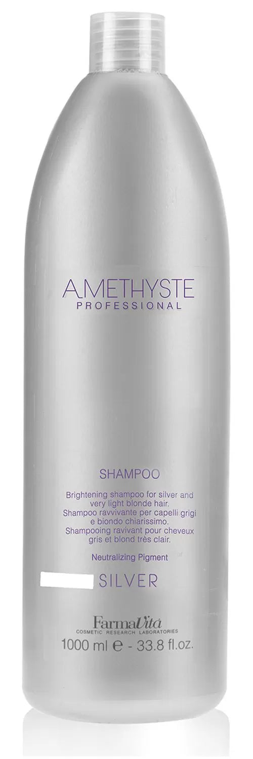 Amethyst Silver Shampoo, Anti-Yellowing Blue (1L)