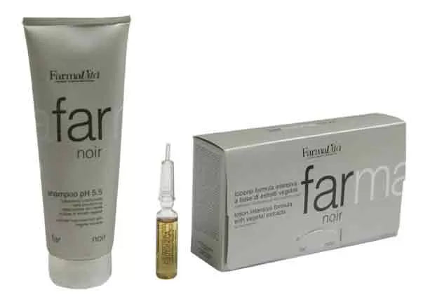 Black Anti-Hair Loss Shampoo (250ml) - Farmavita