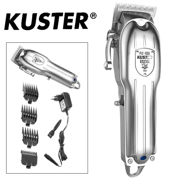 KUSTER IRON-CUT PW555 Silver Hair Clipper
