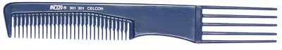 5-pronged PVC comb - Mezzo Professional