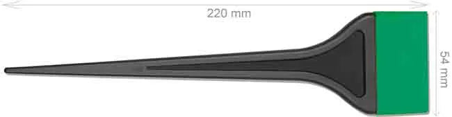 54mm Straight Silicone Technical Brush 220mm