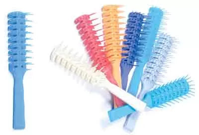 Brosse Afro Gm Pointue  7 Rangs