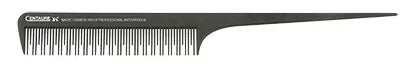 Carbon Fiber Backcombing Comb 23cm + 2 Clips - Cen