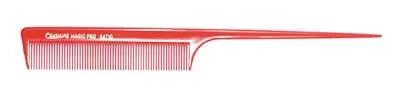 Classic tail comb, fine teeth, red Cent-