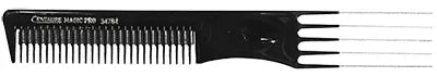 Centaur 5-tooth metal forked comb