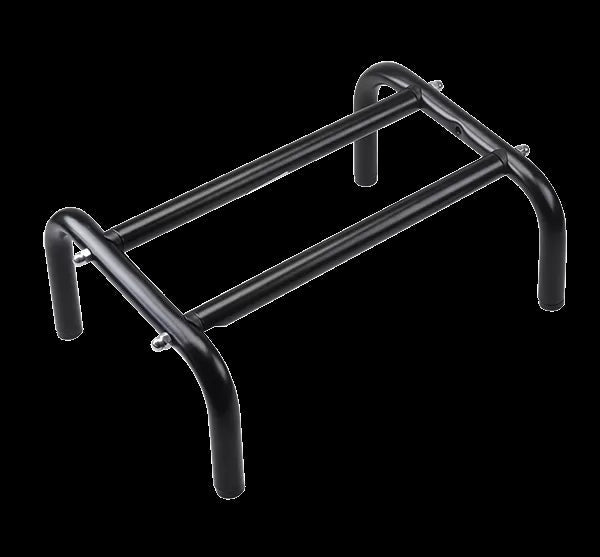 Repose Pied Noir/Noir 2 Barres  (ex Chrome)