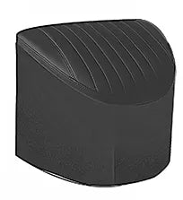 Pouf repose pied VENEZIA  noir