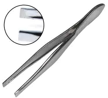 Pince Epiler 8 Cms Chromee Mord Carre