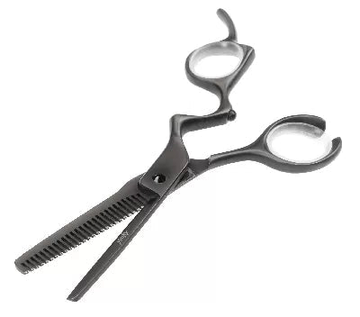 5.5 ErgoBlackTitan Sculpting Scissors - YSAKY DIABAX