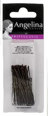 Kifix bronze wavy/beaded hair clips (7cm) x40