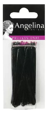 Kifix black wavy hair clips (7cm) x30