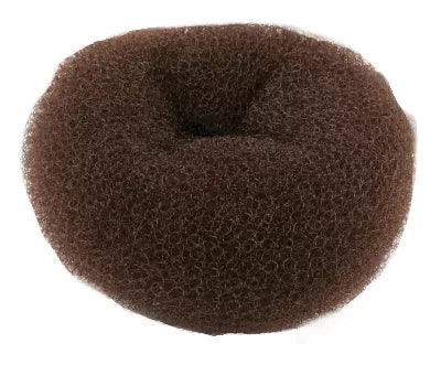 Crepe bun pouf - Chestnut