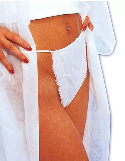 Cerunik Women's Briefs White Thong X50 Embal Indiv