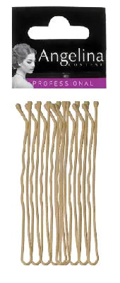 Kifix blonde wavy hair clips (50mm) x9