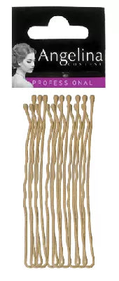 Kifix blonde wavy hair clips (70mm) x9
