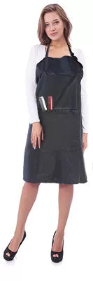 MIKY-3 ECO Dye-Preserving Apron - Black with Large Central Pocket