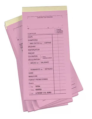 CHEM.BLOCK WITHOUT PINK N° 10Coif Notebooks x50Sheets