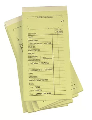 Block Chem.Avn°Yellow 10Coif Notebooks X50File