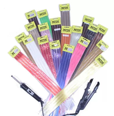 Synthetic Hair Extensions P33 with Glue 45cm x 12 No. 5.35
