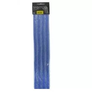 Synthetic Hair Extensions with Glue, 45cm x 12, Blue