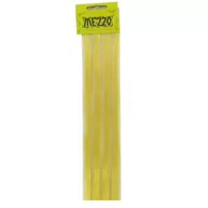 Synthetic Hair Extensions with Glue, 45cm x 12, Yellow