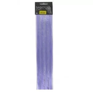 Synthetic Hair Extensions with Glue, 45cm x 12, Purple