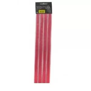 Synthetic Hair Extensions with Glue, 45cm x 12, Bright Red