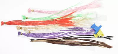 Synthetic Braiding Hair 45cm x 12 Yellow
