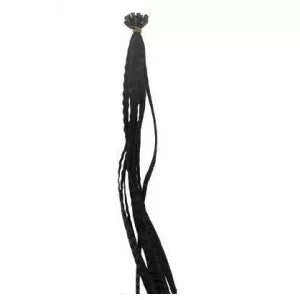 Synthetic Zigzag Hair Extensions 45cm x12 Black