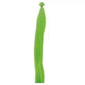 Synthetic Zigzag Hair Extensions 45cm x12 Green