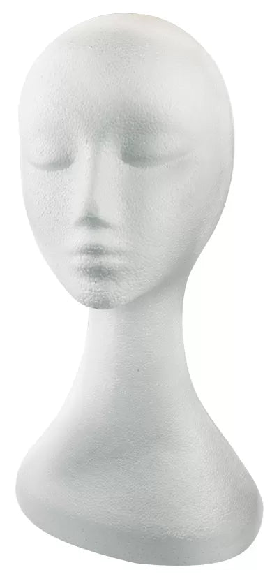 Polystyrene Cleopatra White Head