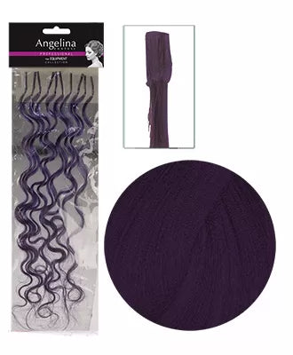 Natural Hair Extensions Ringx10 Wavy 27 Violet