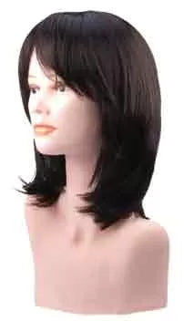 Perruque Maria Mi-Lg Noire 1 (25/30cm)