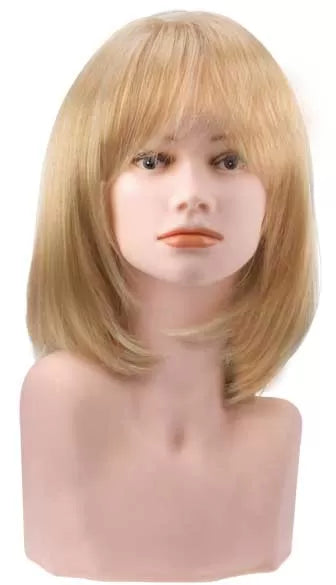 Clara Mid-Length Blonde Wig, 10-8.3 inch (30cm)
