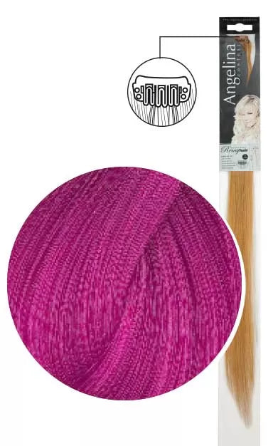 Ag-Ct Remyhair 1 Clip-in Hair Extension, Fuchsia, 3cm x 45cm