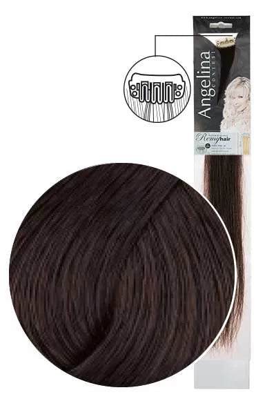 Ag-Ct Remyhair Hair Extension, 2 Clips, 3 3/7 x 45cm x 1